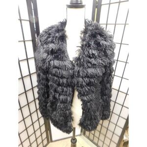 Rewind Faux Fur Jacket Black  Women's Medium
